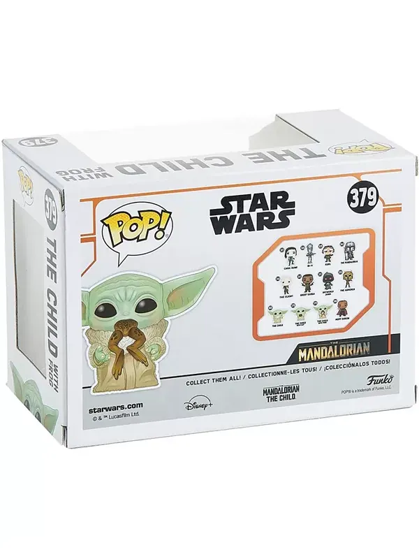 Виниловая фигурка мандалорца Funko Pop | Ребенок с лягушкой Star Wars — изображение 3 из 4, зеленый