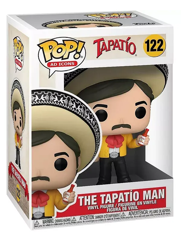 Виниловая фигурка Tapatio Pop Ad Icons | Tapatio Man Funko — изображение 2 из 3, желтый