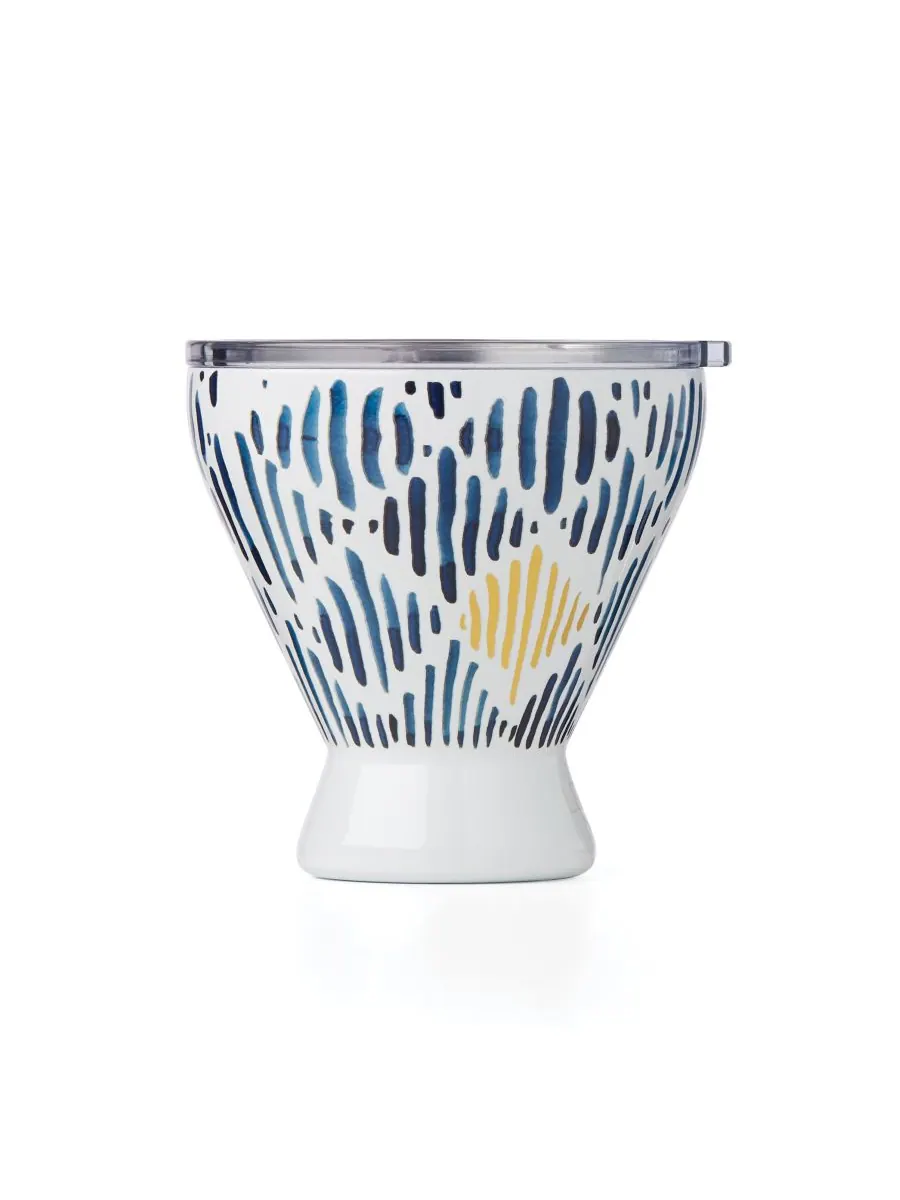 Коктейльный бокал Blue Bay из нержавеющей стали Lenox, цвет ikat — изображение 2 из 5