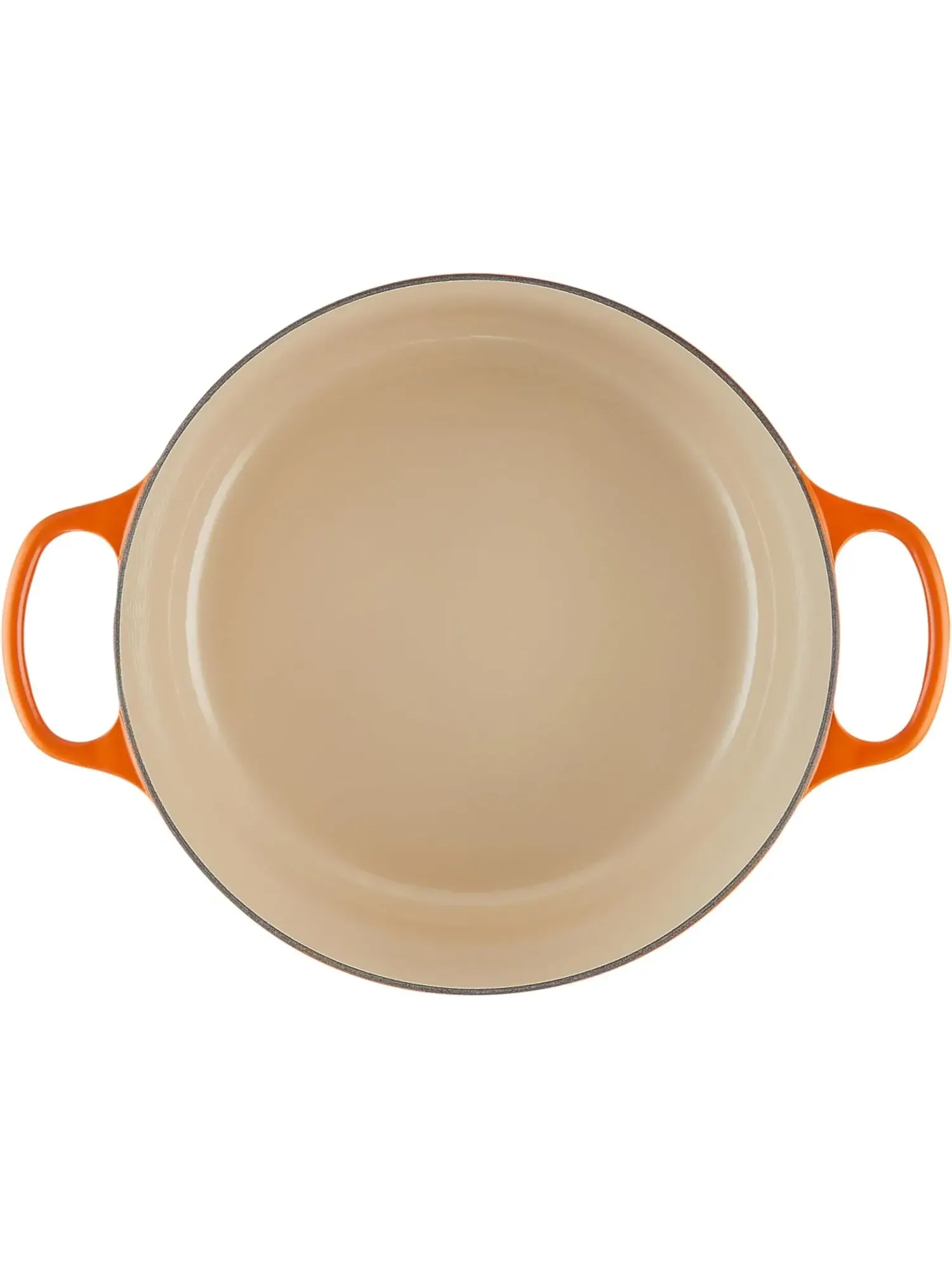 Кастрюля круглая Le Creuset Signature, 8,4 л, 30 см — изображение 3 из 7, оранжевый
