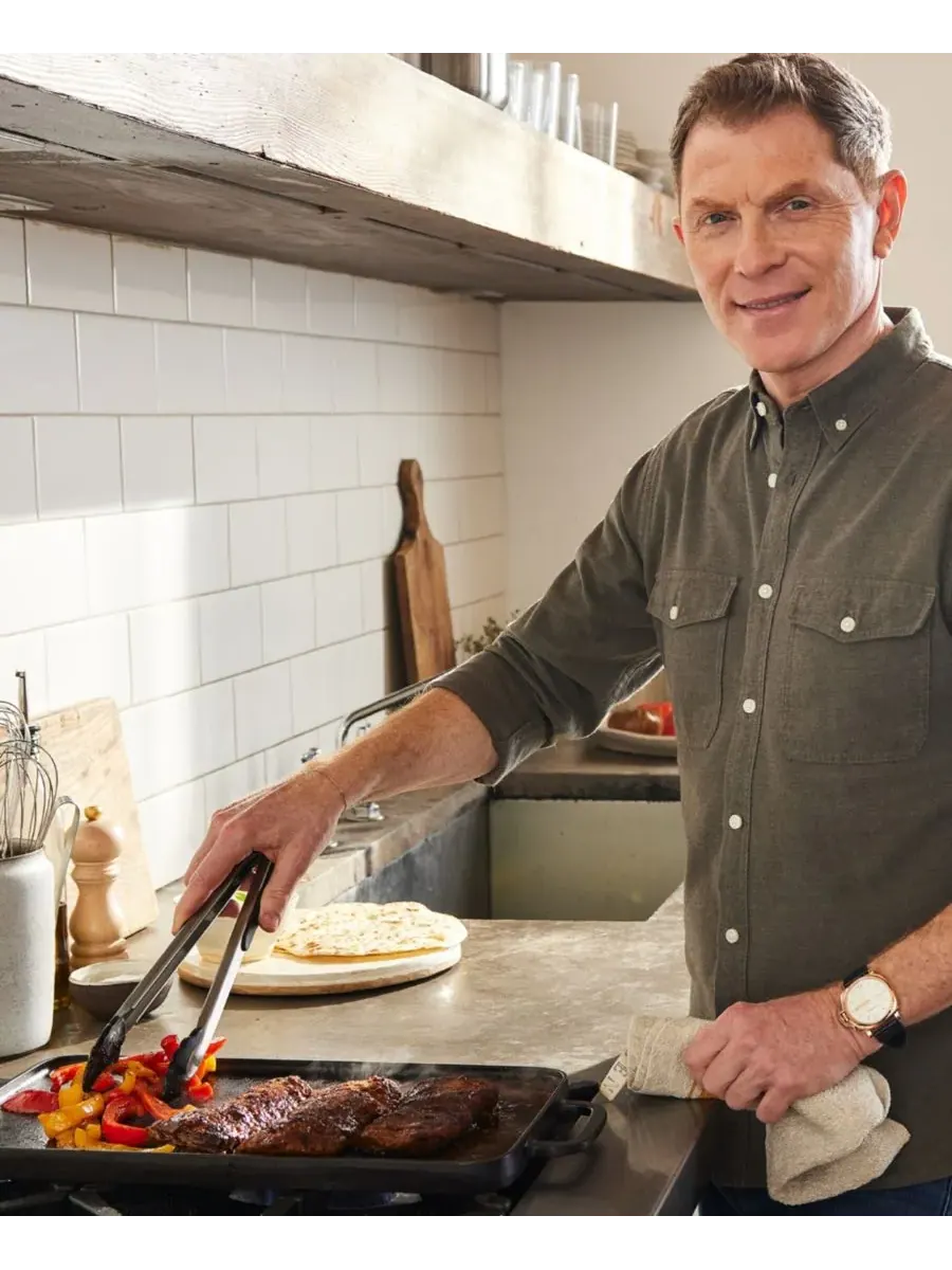 Двусторонняя сковорода-гриль GreenPan X Bobby Flay, 42х28 см — изображение 2 из 10, черный
