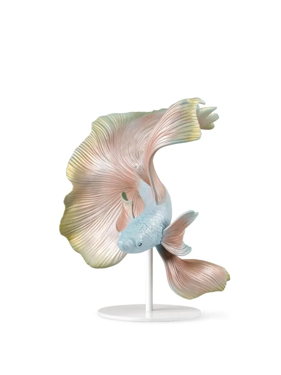 Фигурка бойцовой рыбки слева Lladro