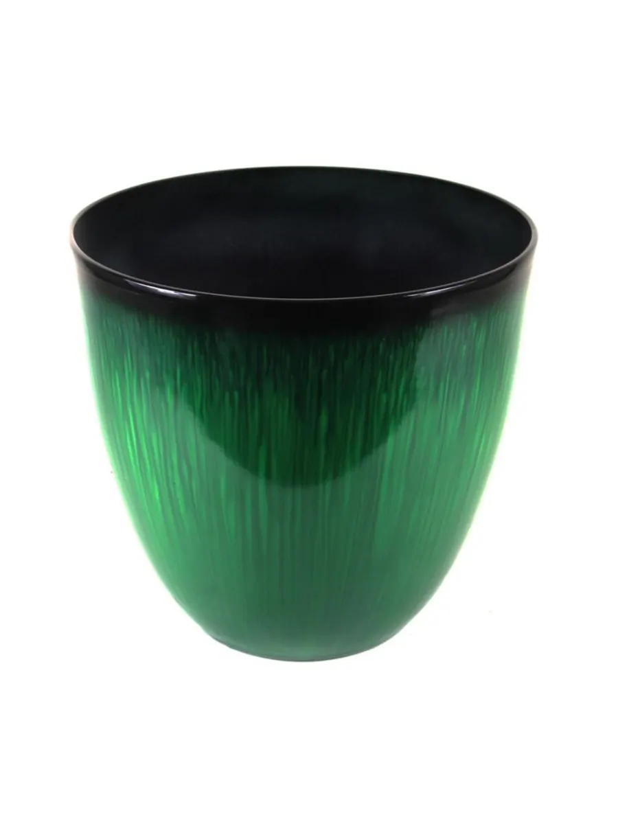 Gardener's Select Кашпо Gardeners Select EPR18-205 Egg Planter, зеленое, 18 дюймов — изображение 2 из 3, зеленый