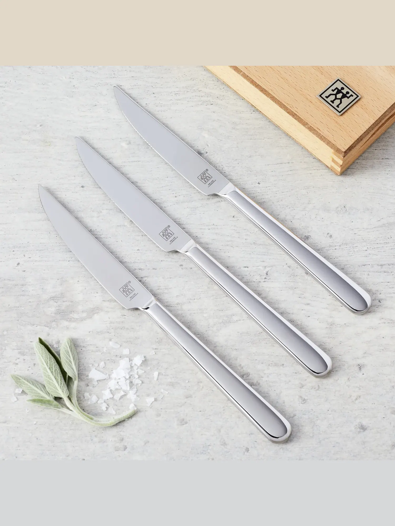 Набор ножей для стейка ZWILLING Contemporary, 8 предметов — изображение 4 из 9, серебристый