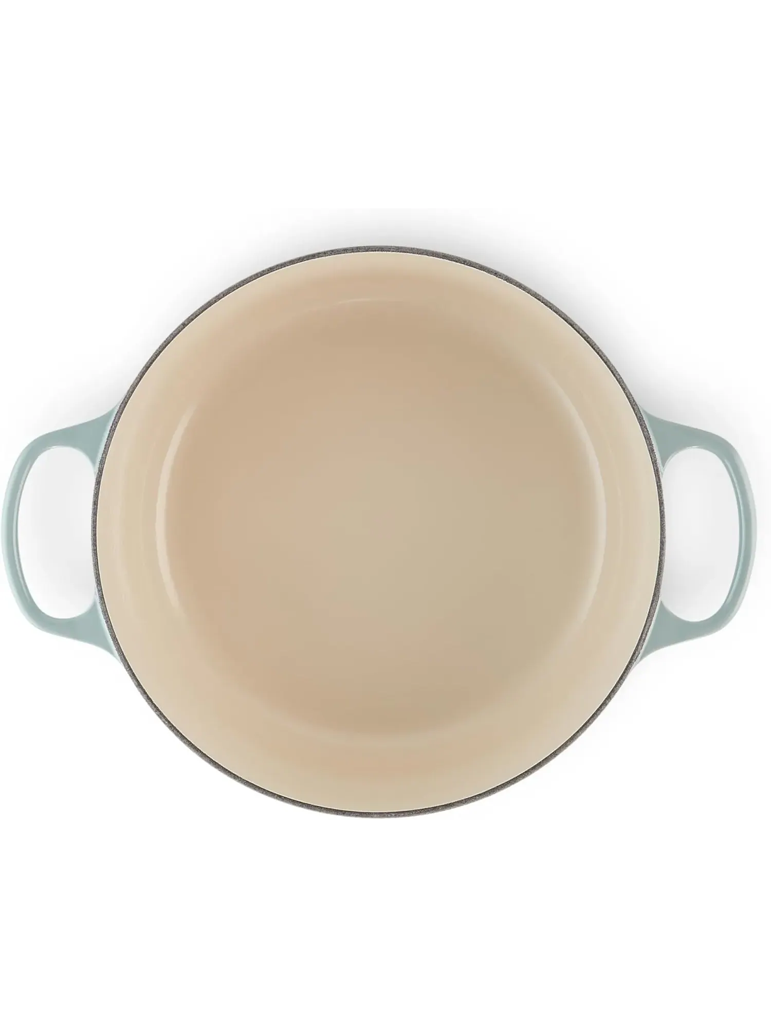 Кастрюля круглая Le Creuset Signature, 6,7 л, 28 см — изображение 3 из 7, морская соль