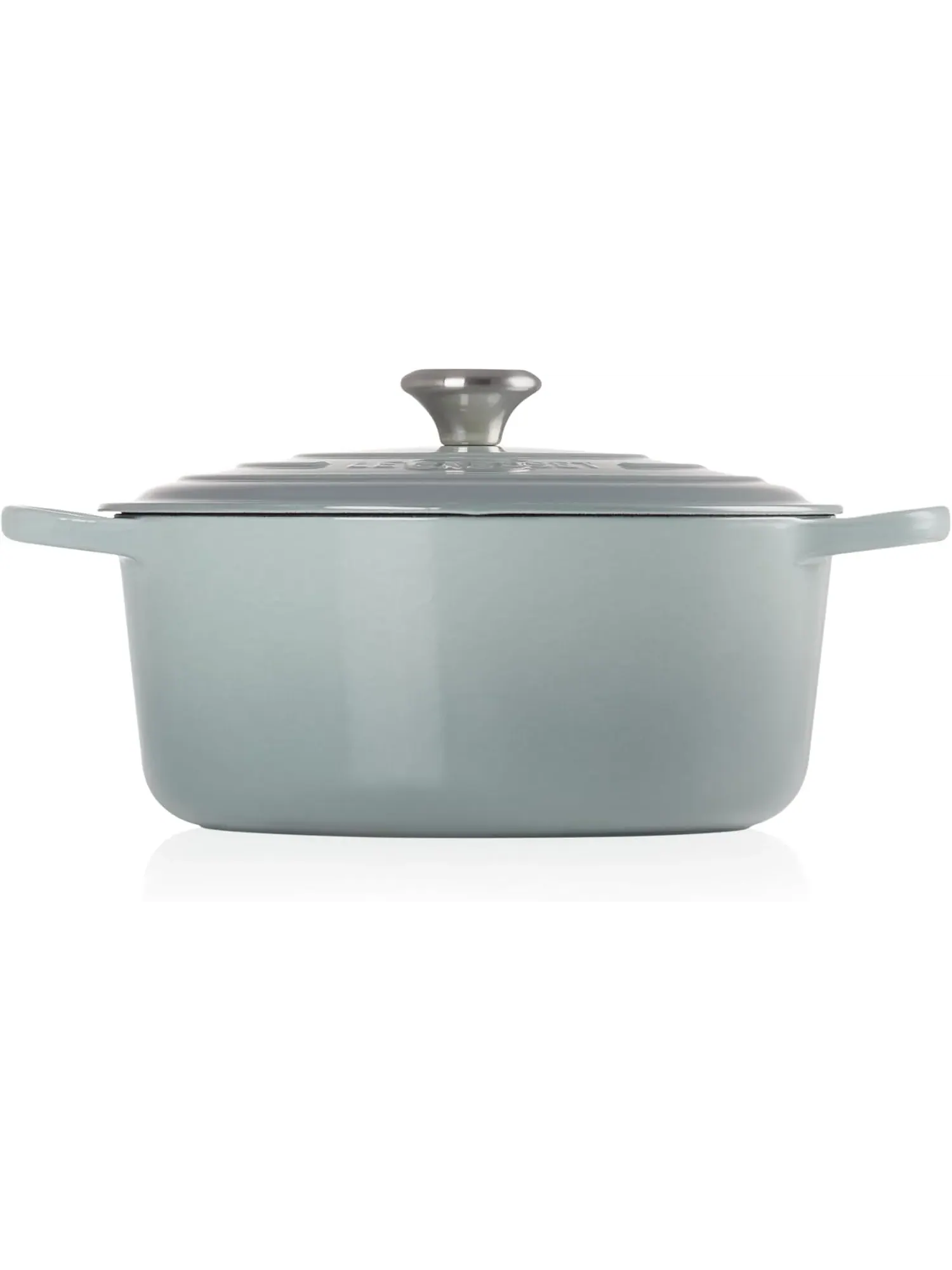 Кастрюля круглая Le Creuset Signature, 6,7 л, 28 см — изображение 4 из 7, морская соль