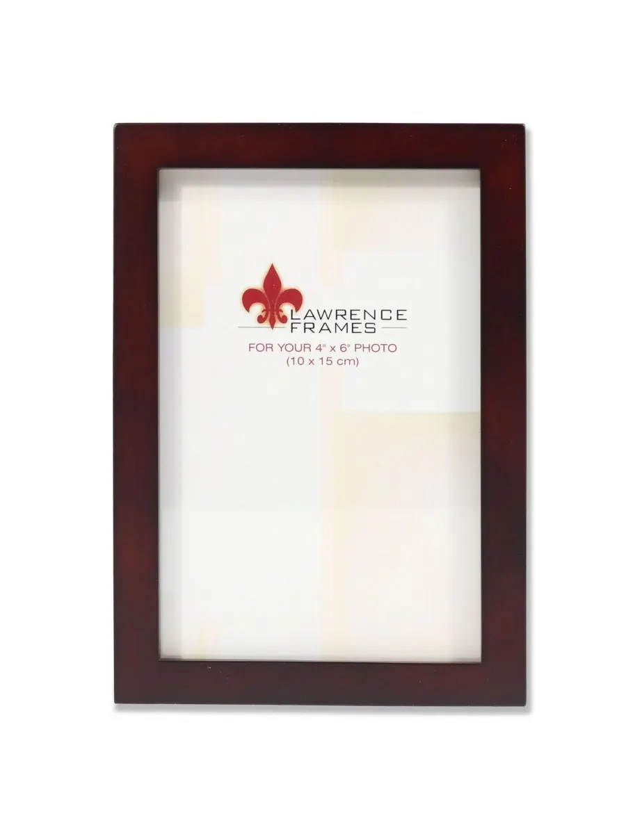 755946 Деревянная фоторамка цвета эспрессо - 4" x 6" Lawrence Frames