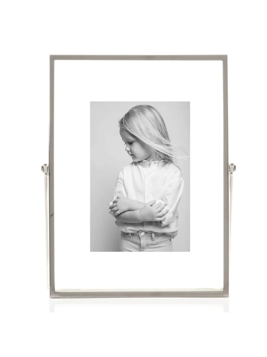 Металлическая фоторамка-подставка для мольберта, 4 x 6 дюймов Lawrence Frames