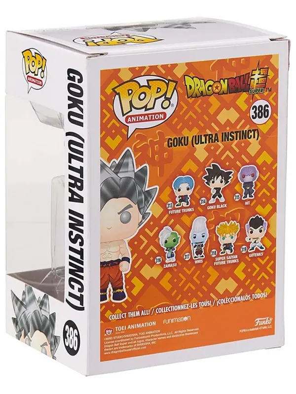Виниловая фигурка Dragon Ball Super Pop Animation | Goku Ultra Insight Form Funko — изображение 3 из 4, оранжевый