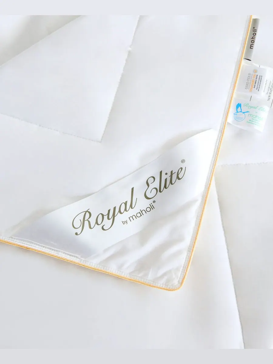 Легкое шелковое одеяло, размер Twin Royal Elite — изображение 3 из 6, белый