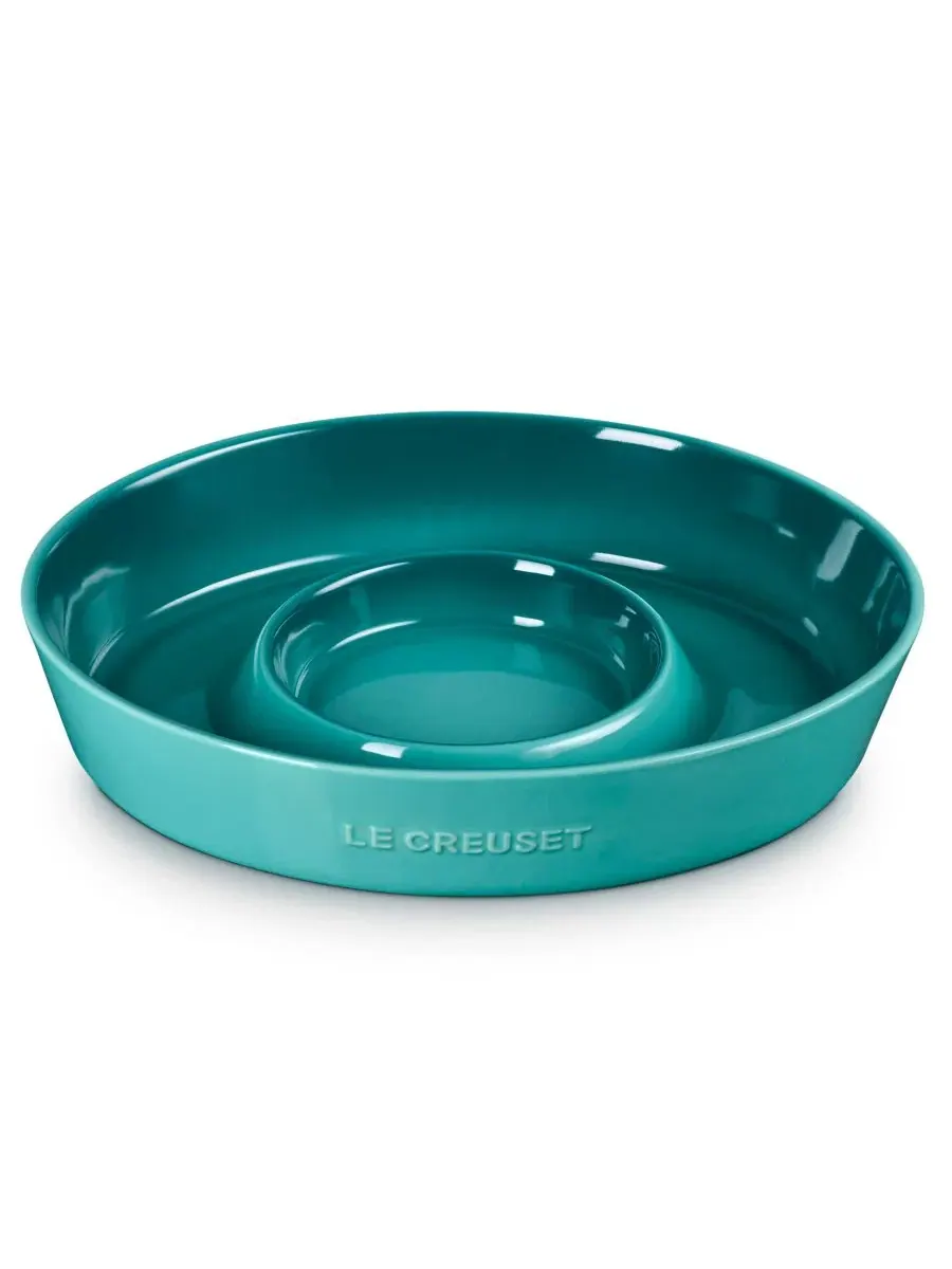 Овальная тарелка для чипсов и соусов Le Creuset, 34 см