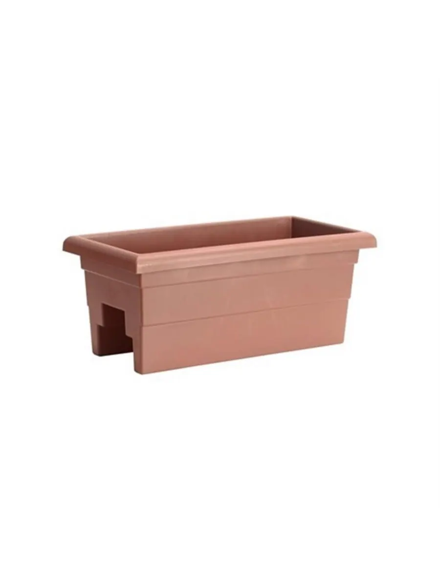 Кашпо Countryside Railing Planter 26245, терракотовое, 24 дюйма Novelty