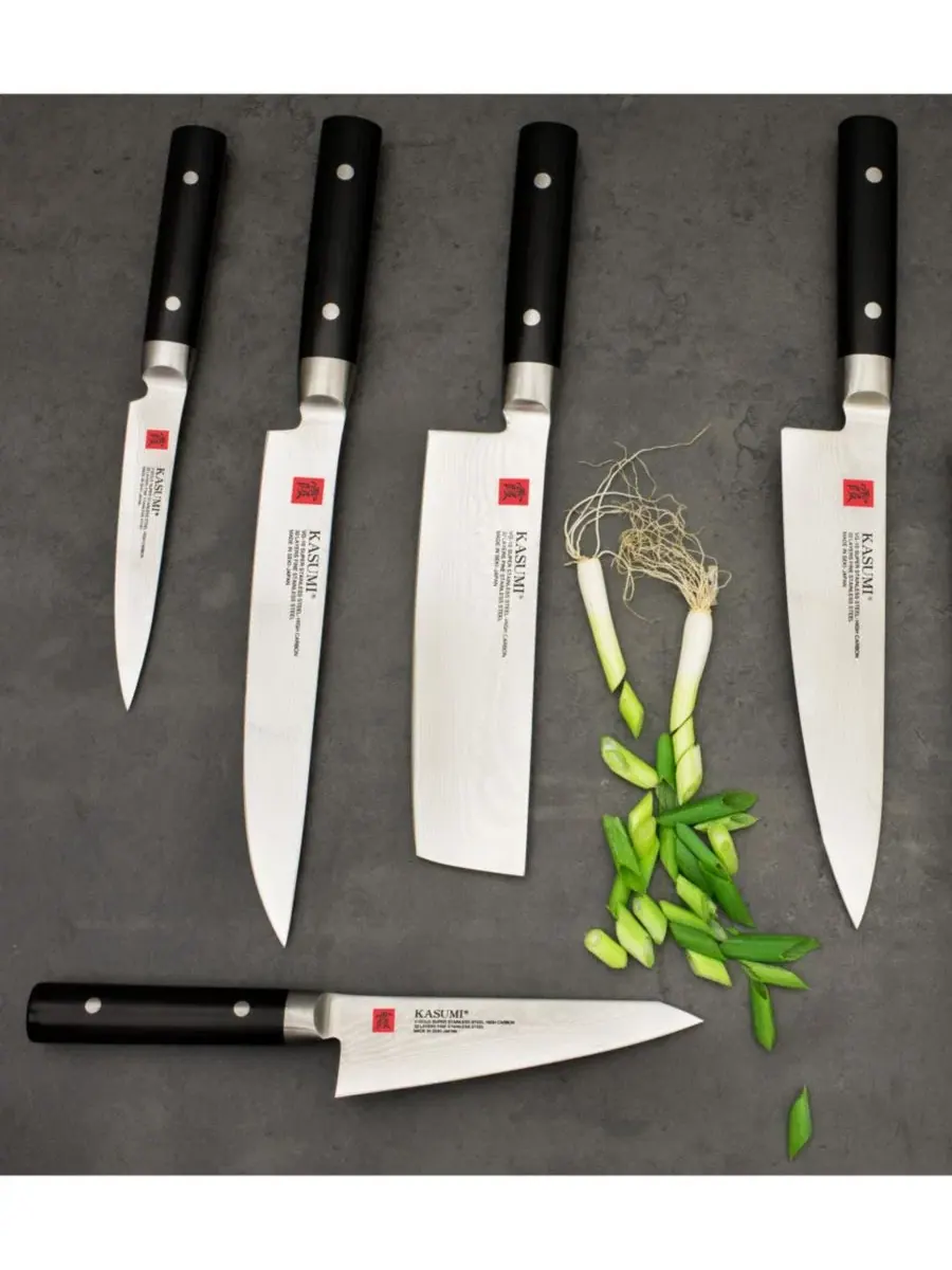 Набор из 2 ножей Gyuto 6" и 8" Chef Knife Kasumi — изображение 11 из 11, серебряный
