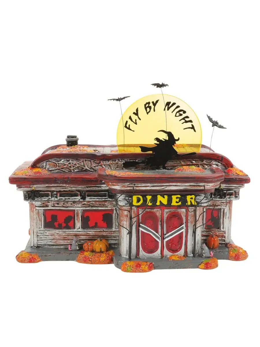 Керамическая фигурка Fly By Night Diner Village Department 56 — изображение 2 из 6, мульти