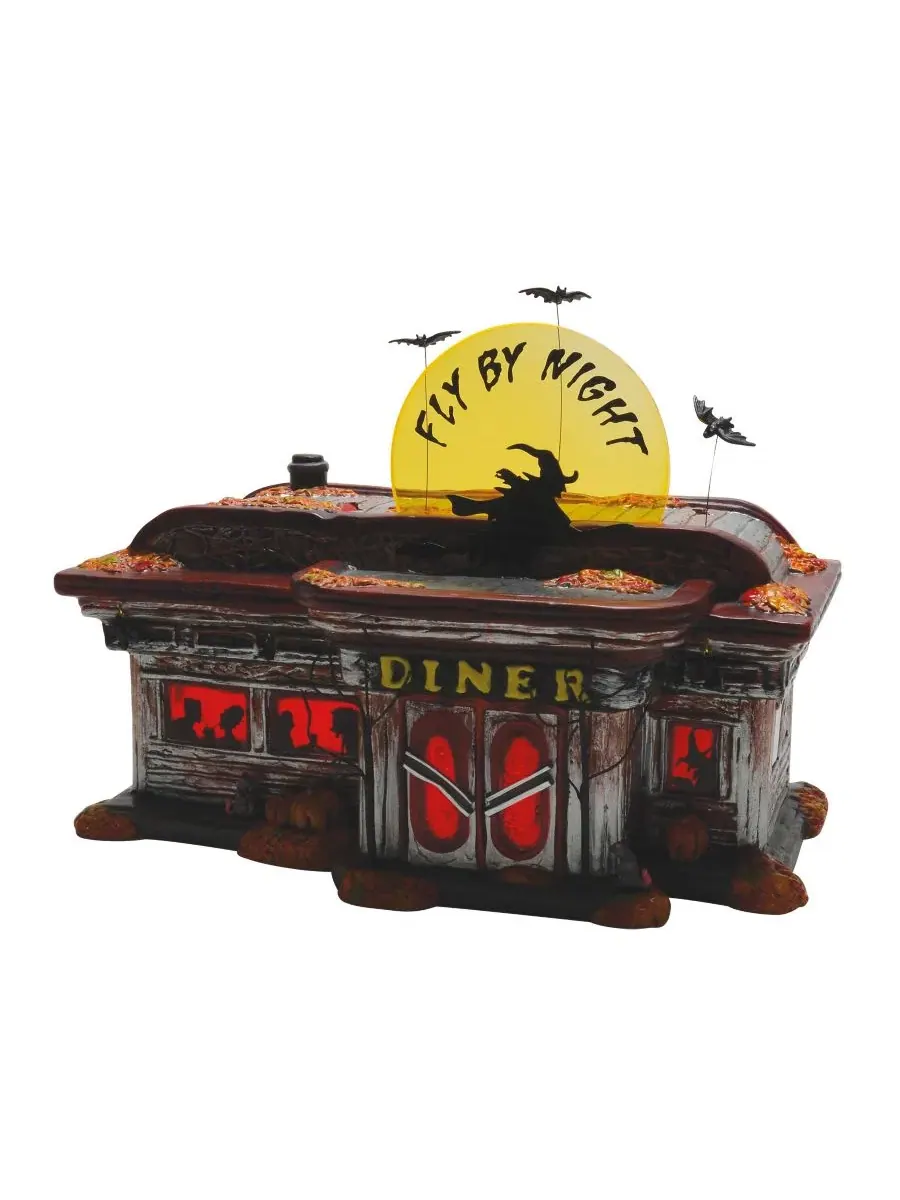 Керамическая фигурка Fly By Night Diner Village Department 56 — изображение 5 из 6, мульти