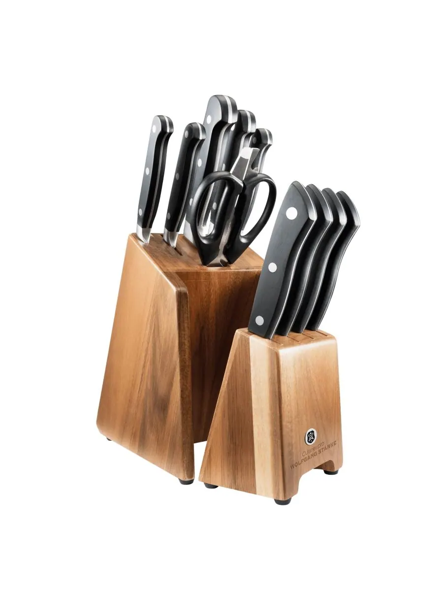 Набор кухонных ножей Wolfgang Starke с подставкой, 11 предметов Cuisine::pro,