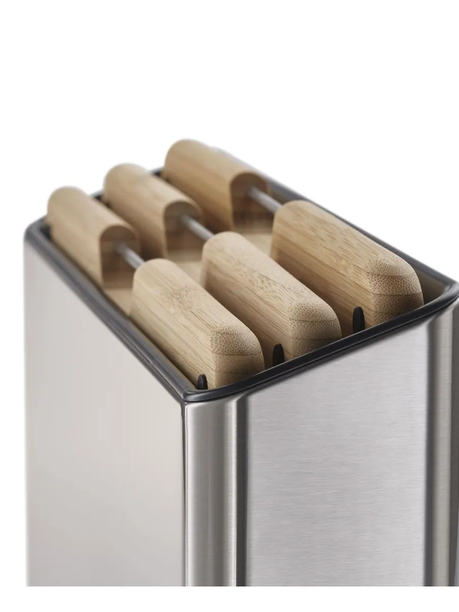 Набор из 3 картонных листов Folio Steel Bamboo Joseph Joseph — изображение 6 из 9, серый