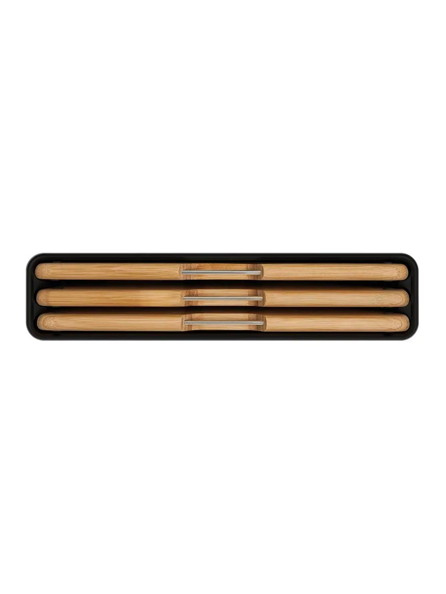 Набор из 3 картонных листов Folio Steel Bamboo Joseph Joseph — изображение 7 из 9, серый