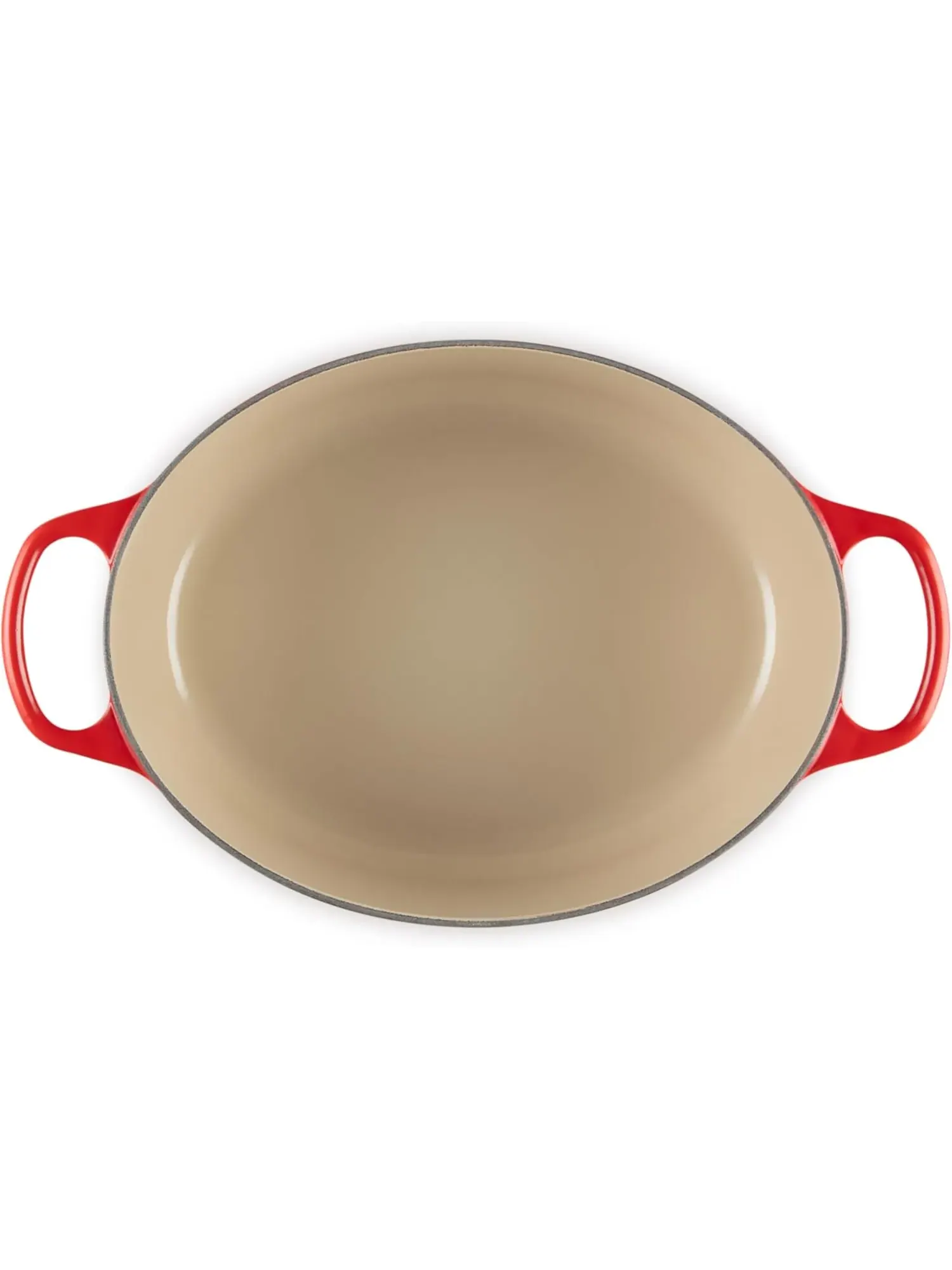 Кастрюля овальная Le Creuset Signature, 4,7 л, 29 см — изображение 3 из 7, вишневый
