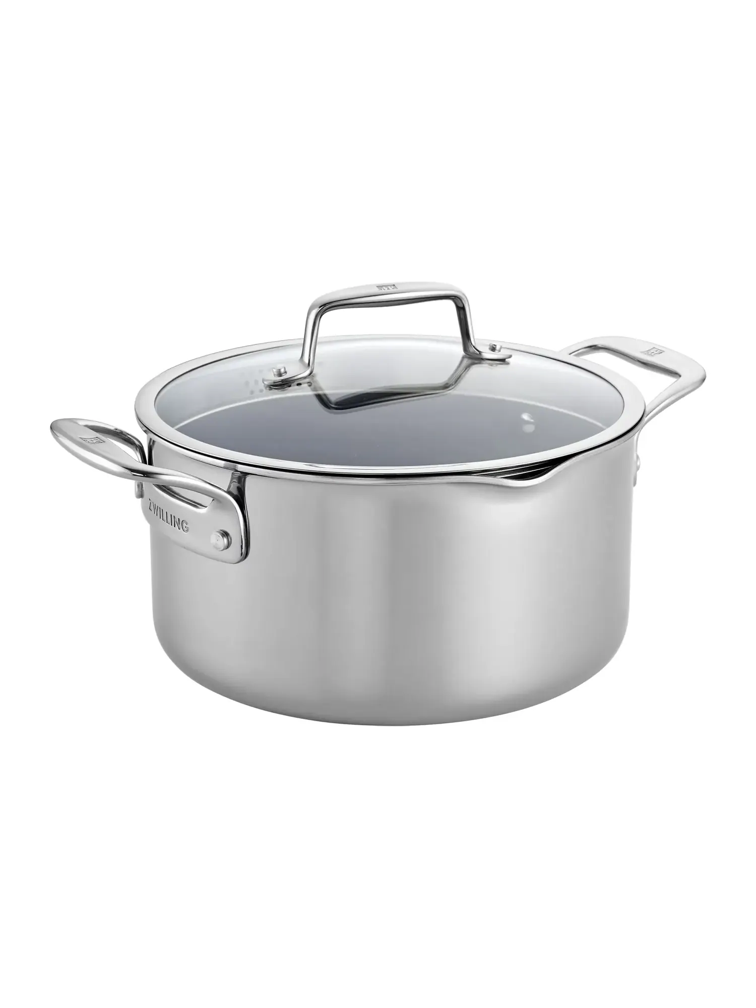 Кастрюля Zwilling Clad CFX Ceramic, 5,7 л, 24 см