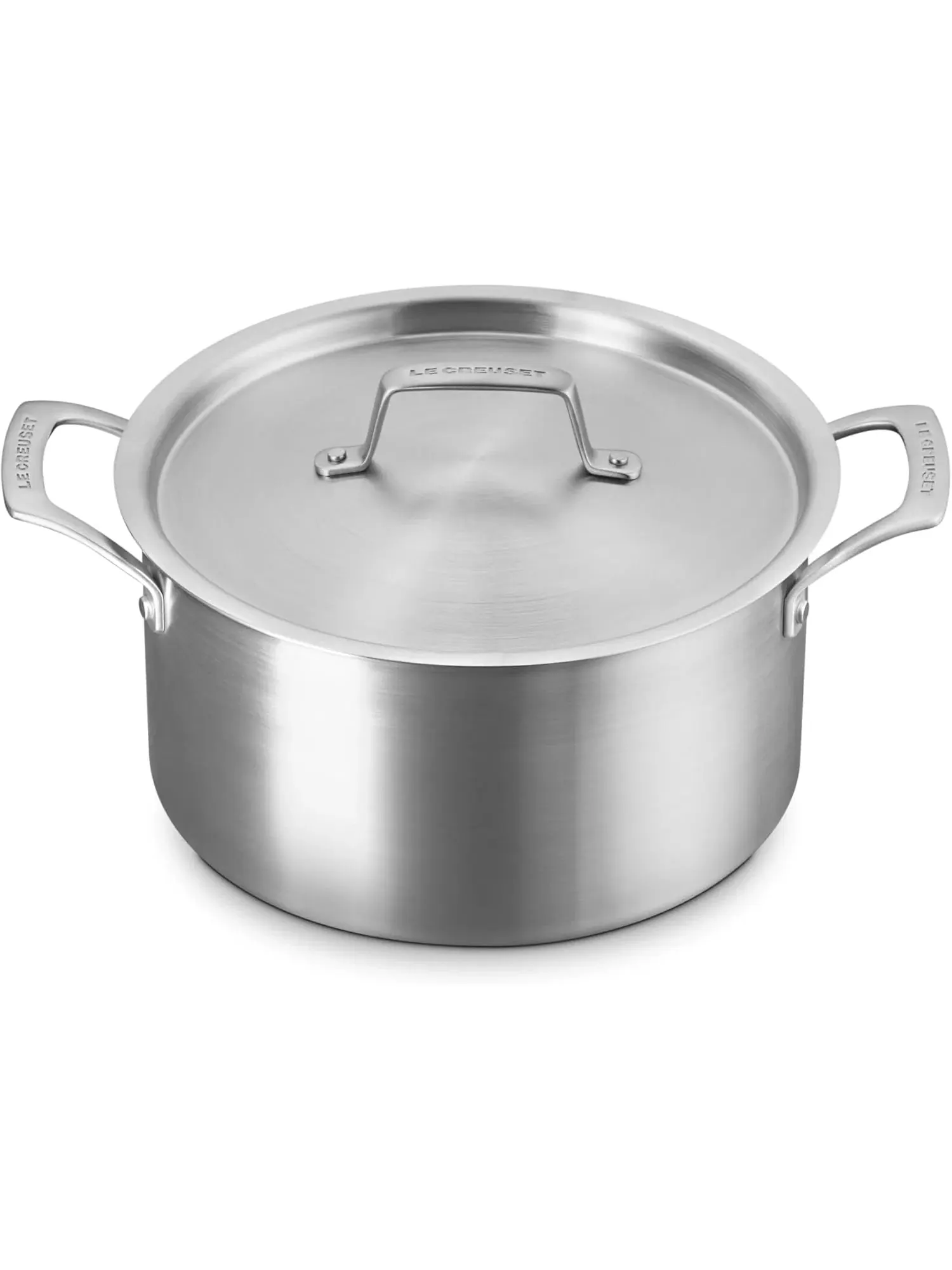 Набор посуды Le Creuset Tri-Ply Stainless Steel, 13 предметов — изображение 9 из 10, серебристый