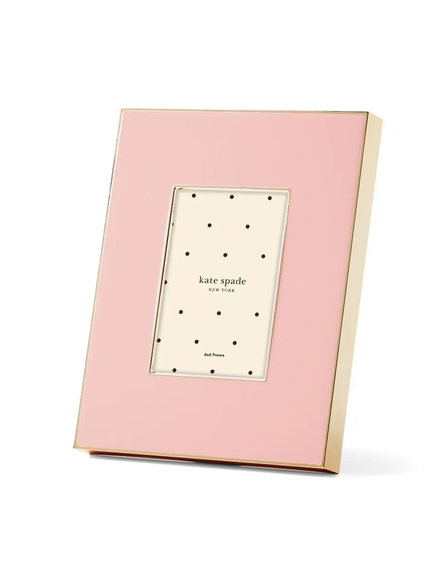 Рамка для фотографий Make it Pop, 4" x 6" Kate spade new york — изображение 2 из 8, розовый