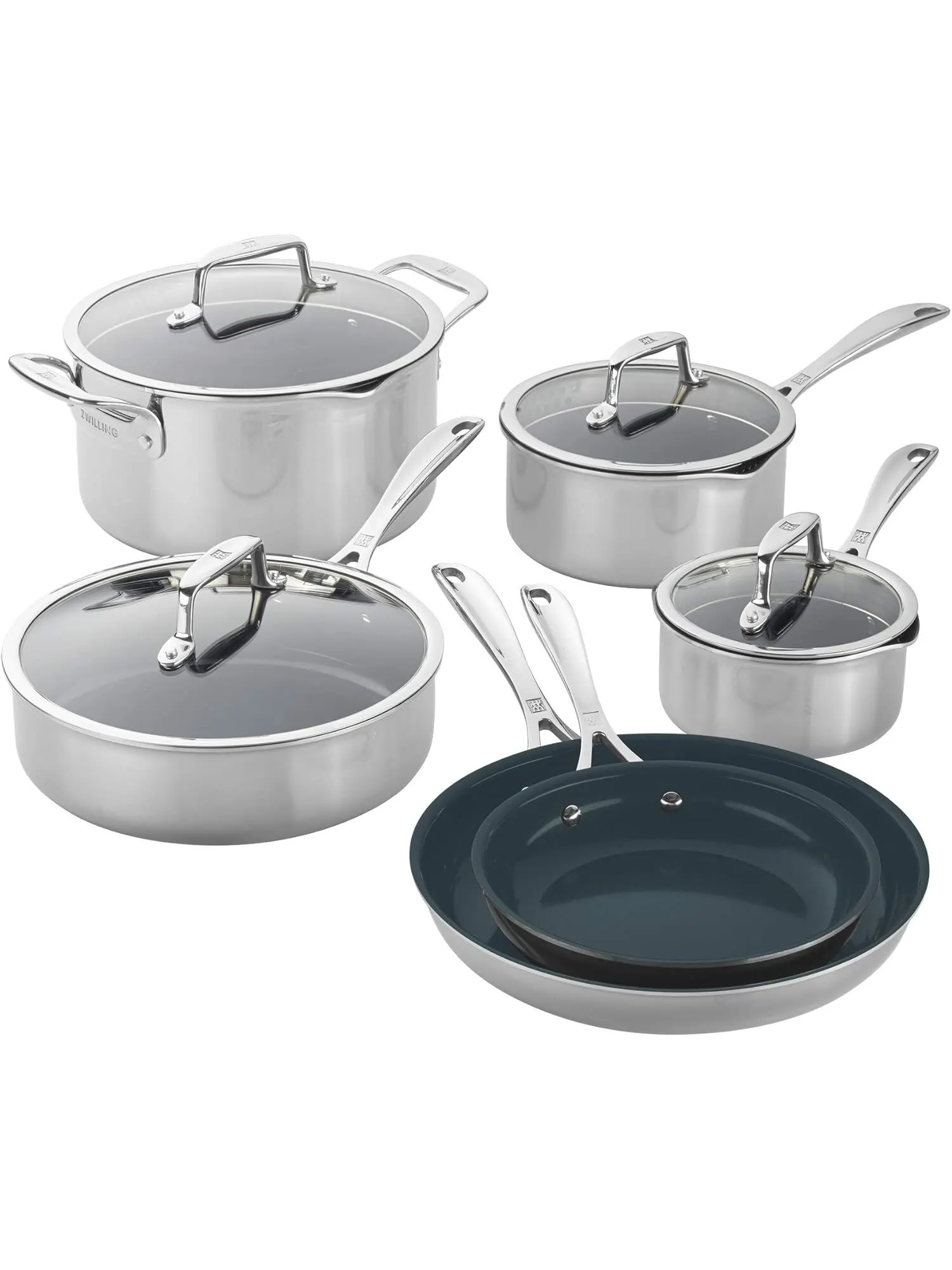 Набор посуды Zwilling Clad CFX Ceramic, 10 предметов