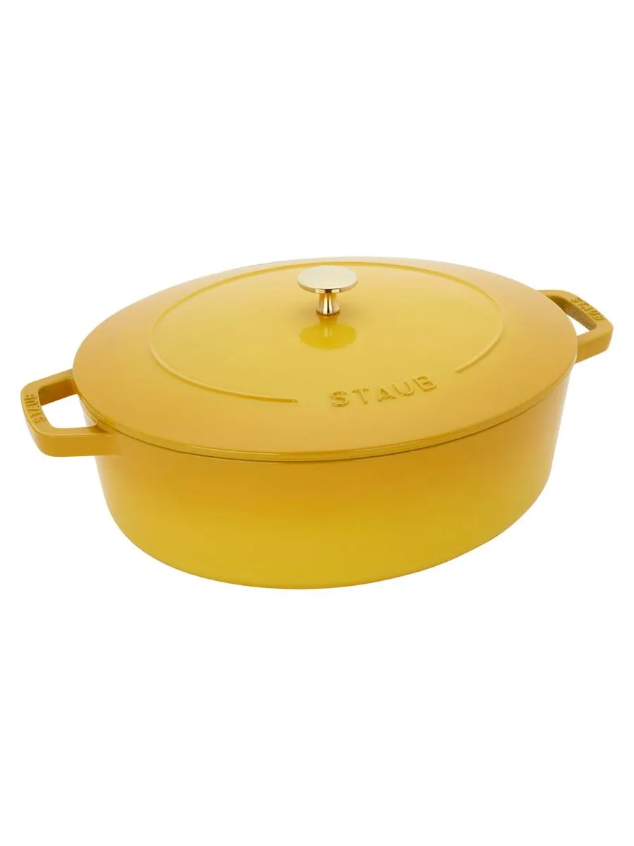 Овальная чугунная утятница Staub Wide, 31 см, 5.9 л