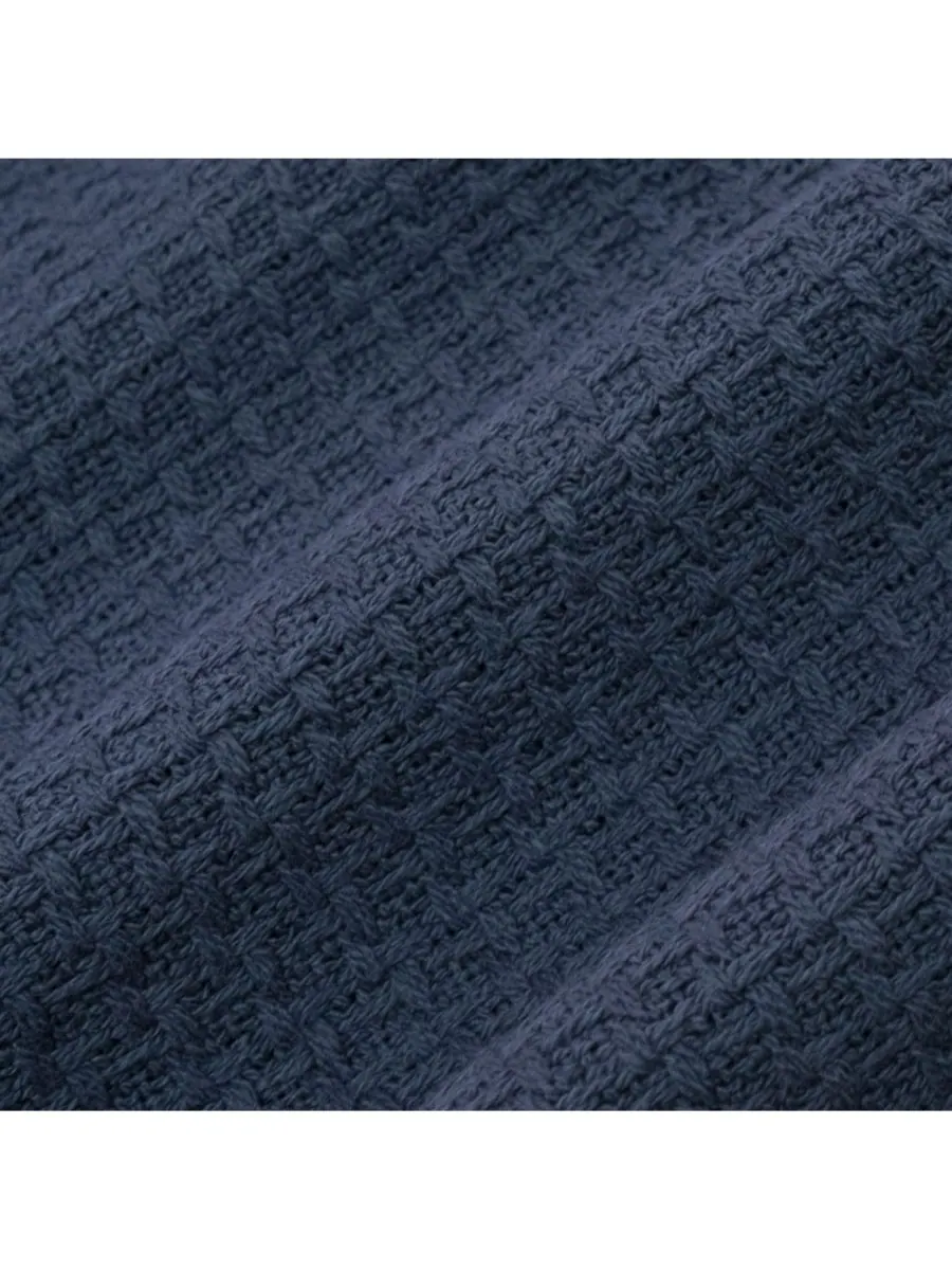 Большое одеяло, королевский размер Sweet Home Collection, Navy, King — изображение 2 из 2, темно-синий