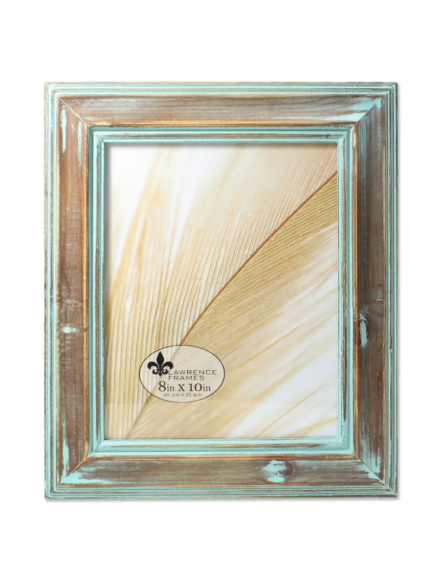 Рамка для картины из состаренного дерева с патиной - 8 x 10 дюймов Lawrence Frames