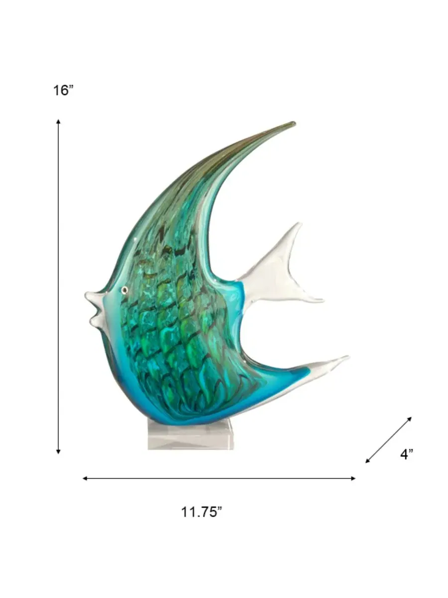 Фигурка аква-рыбки Dale Tiffany — изображение 2 из 3, синий