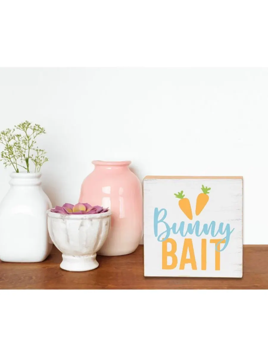 Фигурка Bunny Bait Shelf Block C&F Home — изображение 2 из 3, нет цвета