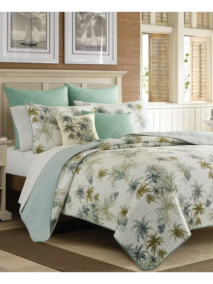 Стеганое одеяло Serenity Palms Cotton Reversible, King Tommy Bahama Home