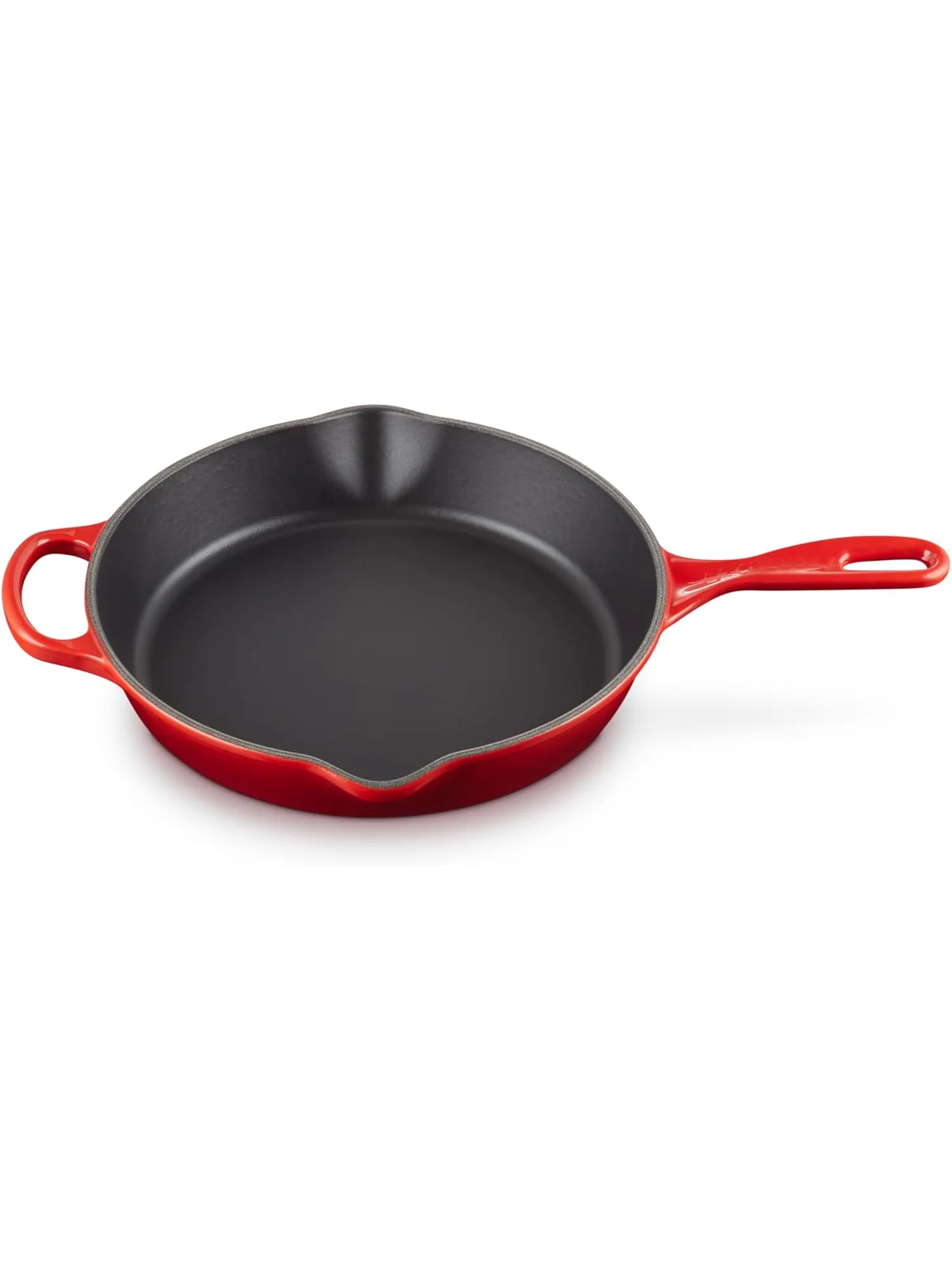Сковорода чугунная Le Creuset Signature с эмалированным покрытием, 26 см — изображение 3 из 7, вишневый