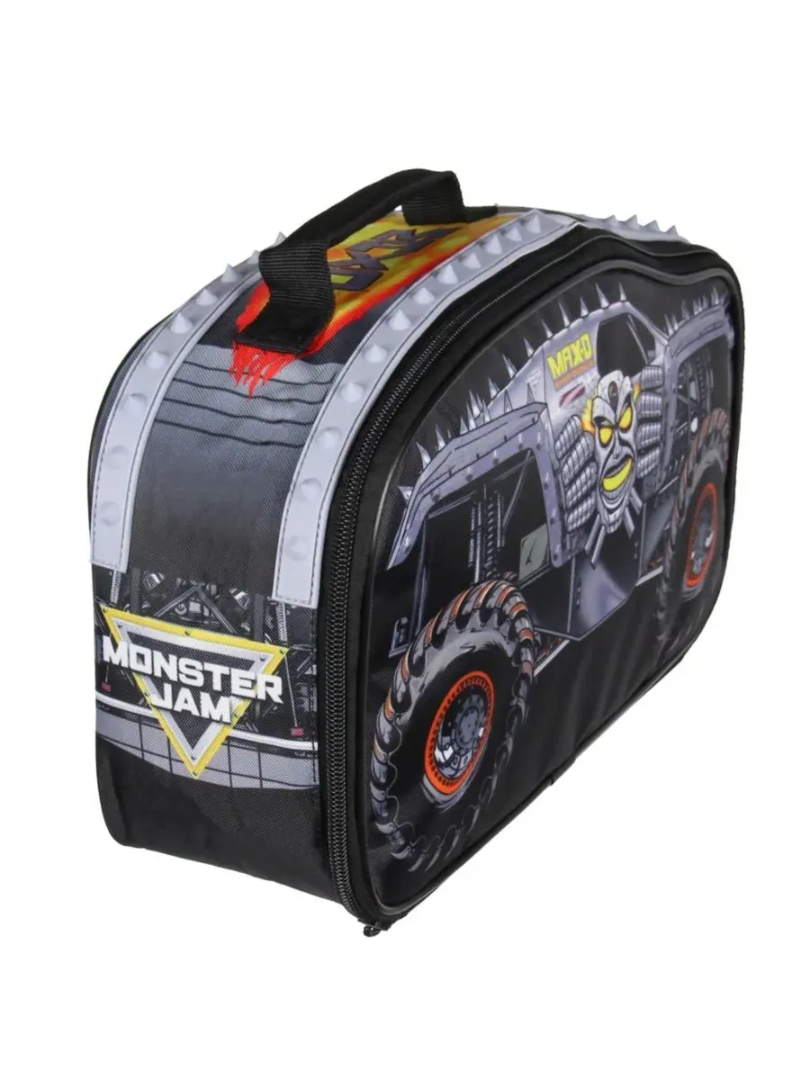 Большая термосумка-ланчбокс Max-D в форме грузовика Monster Jam — изображение 3 из 3, черный