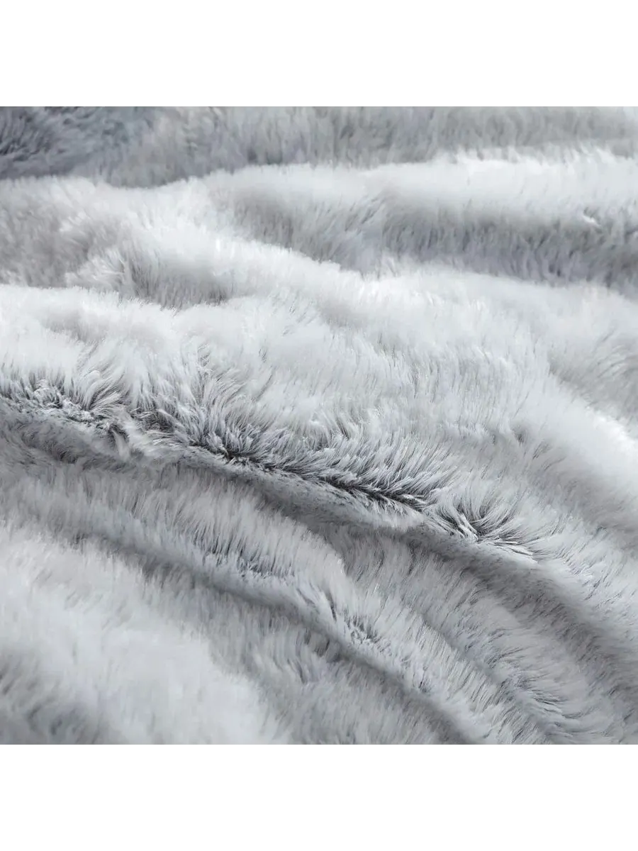 Одеяло-комфортер с принтом Chevron Frosted Gray Coma Inducer, Twin XL — изображение 2 из 2, серый