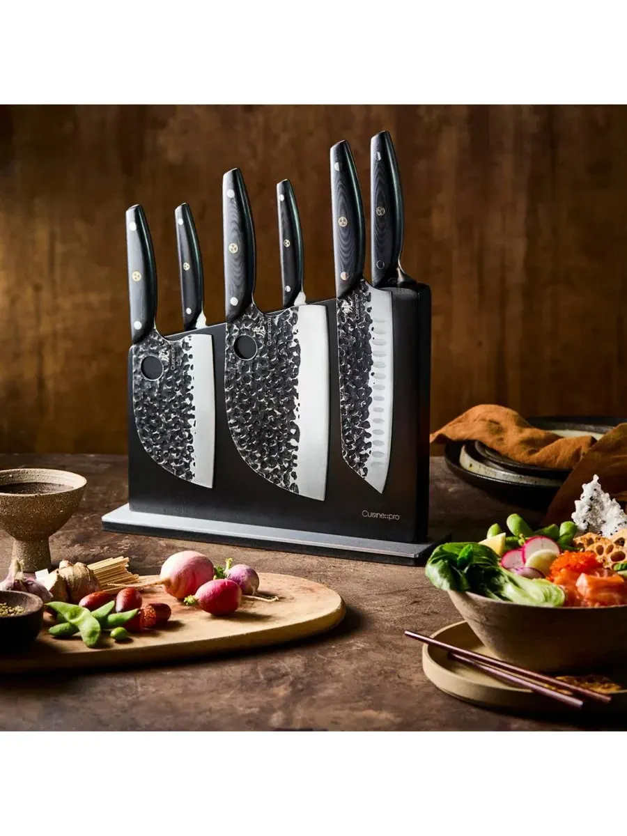 Набор ножей KUROI KIBA 7-Piece Knife Set Cuisine::pro — изображение 3 из 7, черный