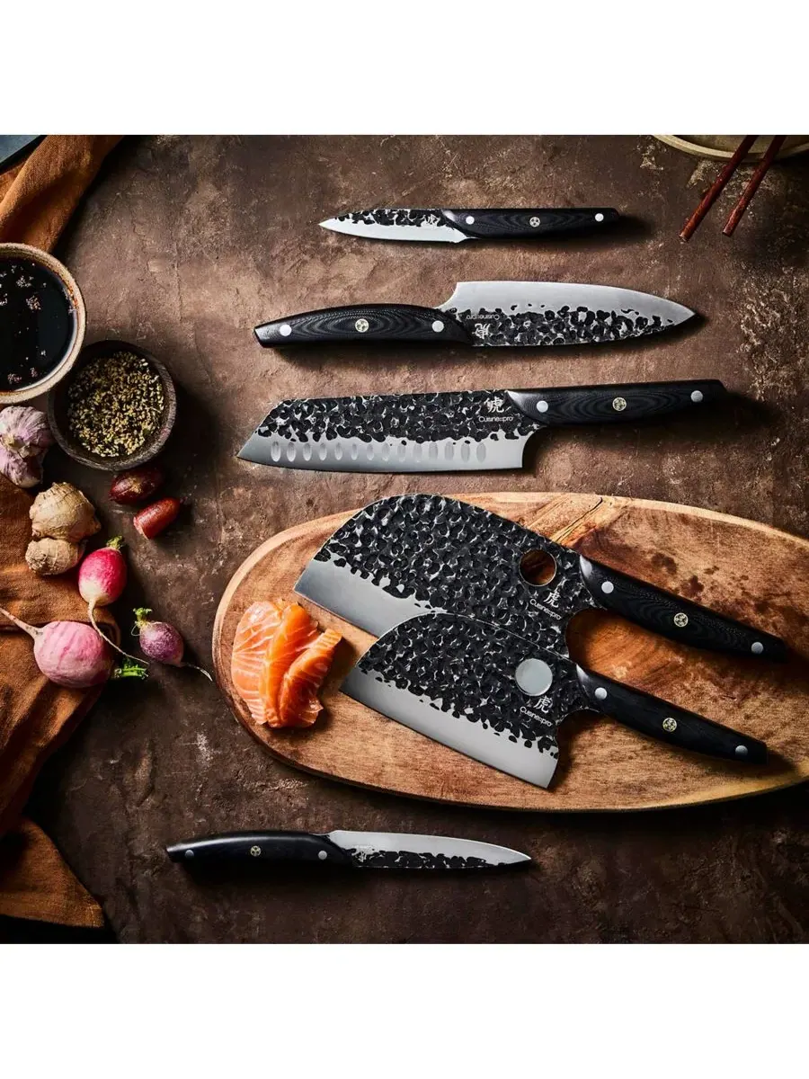 Набор ножей KUROI KIBA 7-Piece Knife Set Cuisine::pro — изображение 4 из 7, черный
