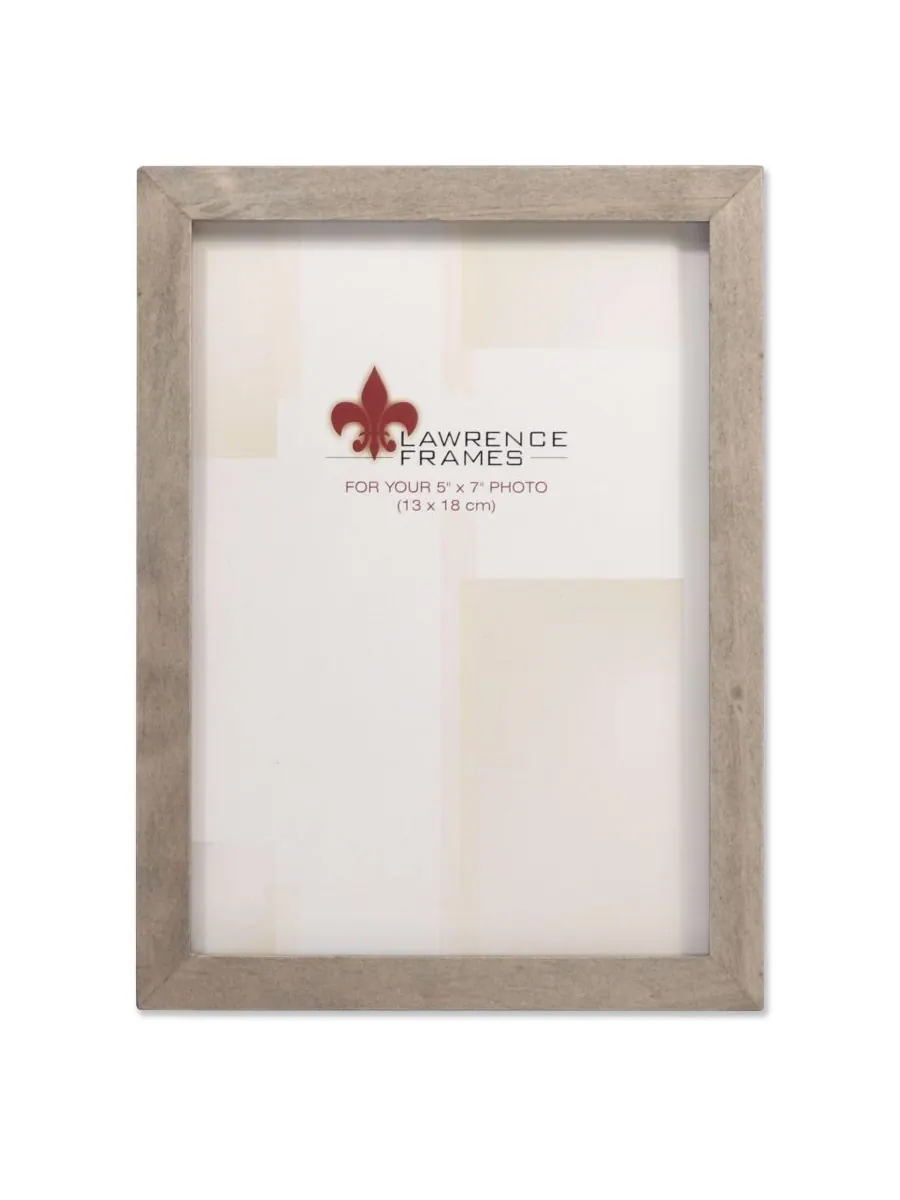 Рамка для картины из серого дерева - Коллекция "Галерея" - 5" x 7" Lawrence Frames