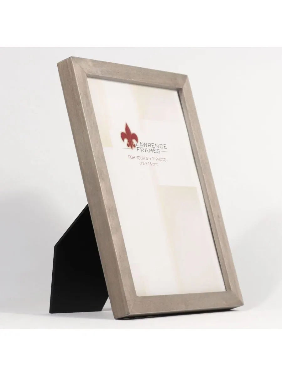 Рамка для картины из серого дерева - Коллекция "Галерея" - 5" x 7" Lawrence Frames — изображение 2 из 3, серый