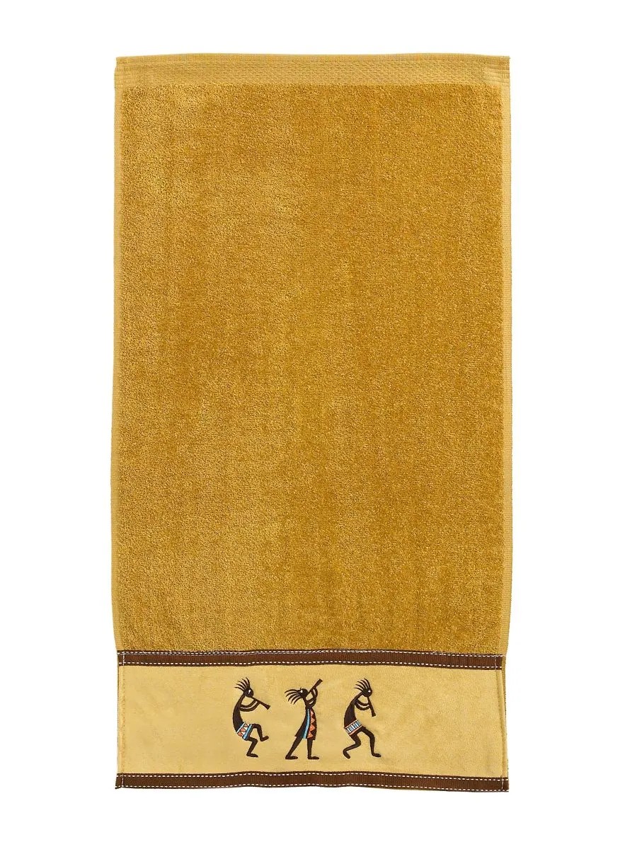 Полотенце для рук kokopelli из хлопка с седельной строчкой, 40 см x 76 см. Avanti