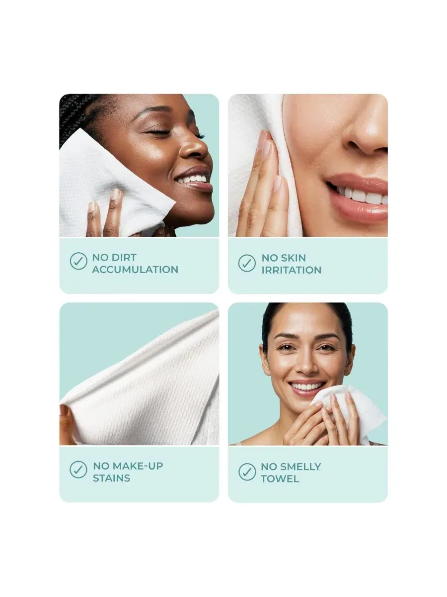 Одноразовые полотенца для лица Silky Soft Towels, 24 шт Buttah Skin — изображение 4 из 7, нет цвета