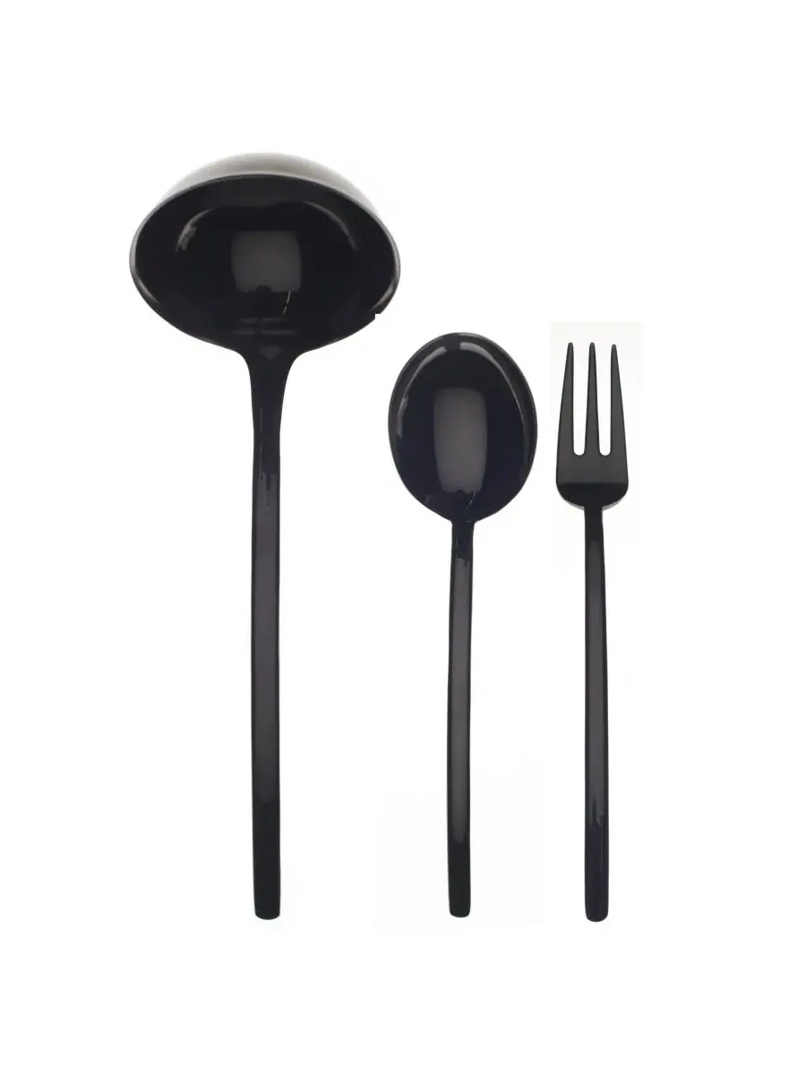 Сервировочный набор Due Oro Nero, 3 предмета Mepra