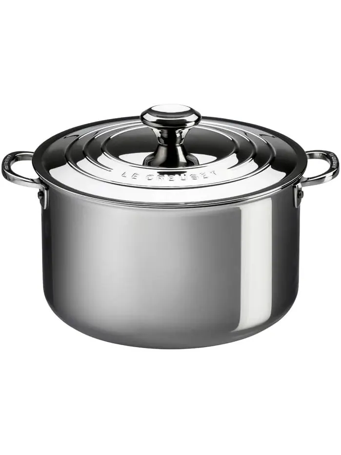 Набор посуды Le Creuset Tri-Ply Stainless Steel, 5 предметов — изображение 2 из 4, серебристый