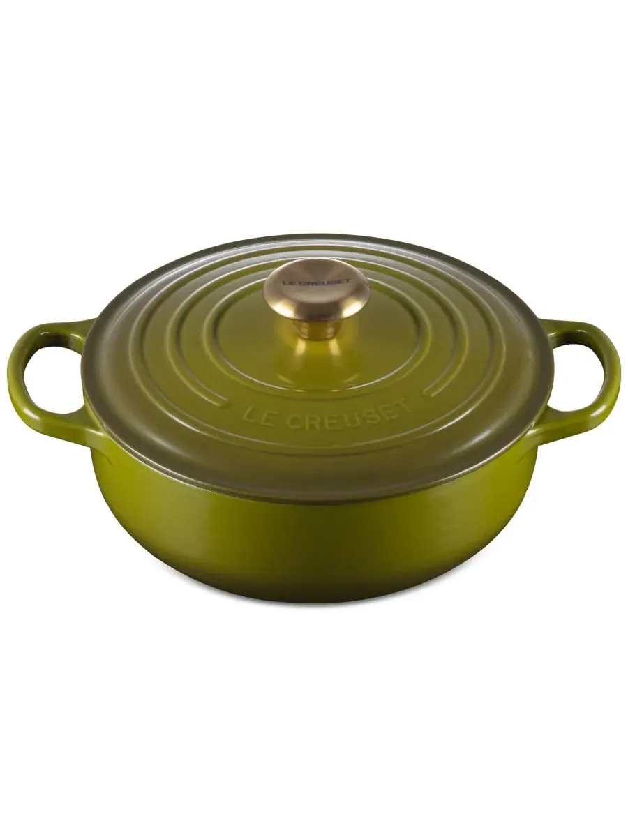 Жаропрочная кастрюля-сотейник 3,3 л Le Creuset — изображение 2 из 5, оливковый