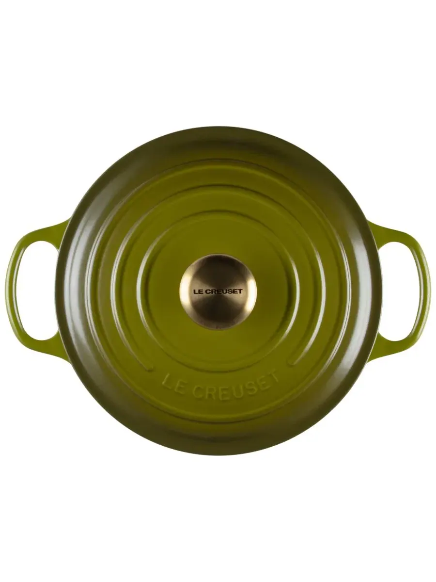 Жаропрочная кастрюля-сотейник 3,3 л Le Creuset — изображение 4 из 5, оливковый