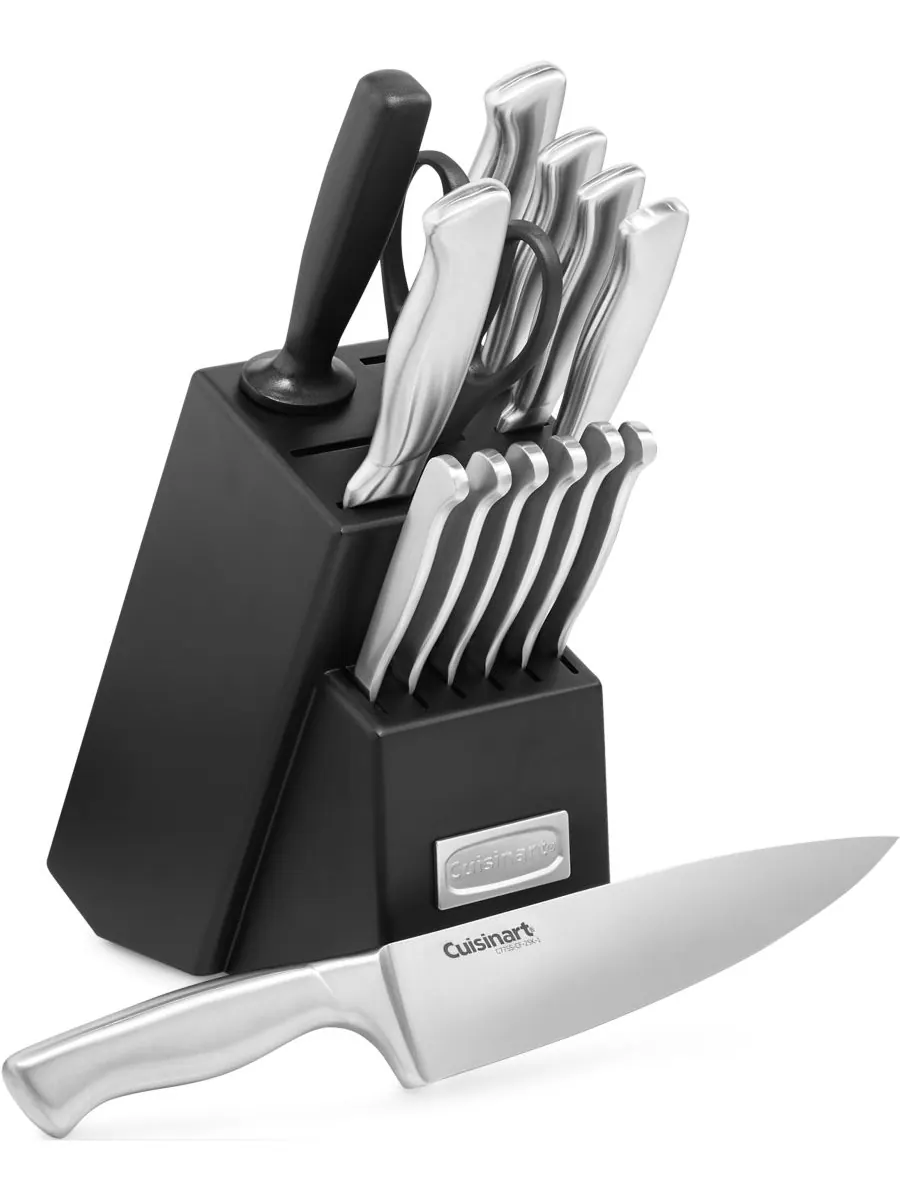 Классический набор столовых приборов из нержавеющей стали, 15 предметов Cuisinart — изображение 2 из 4, серебристый