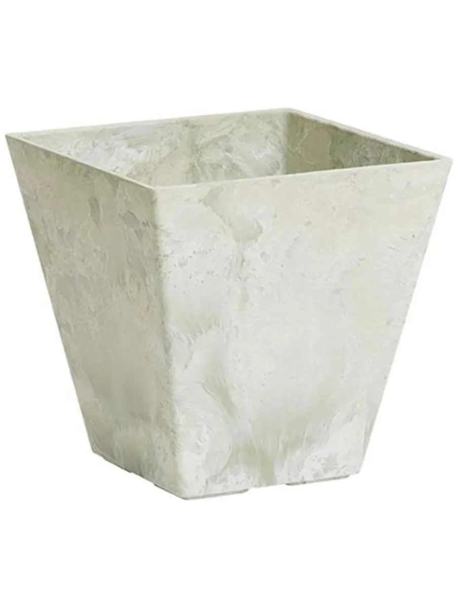 Novelty Кашпо ArtStone 35126 Ella Square Planter Art Stone Mint 12 дюймов