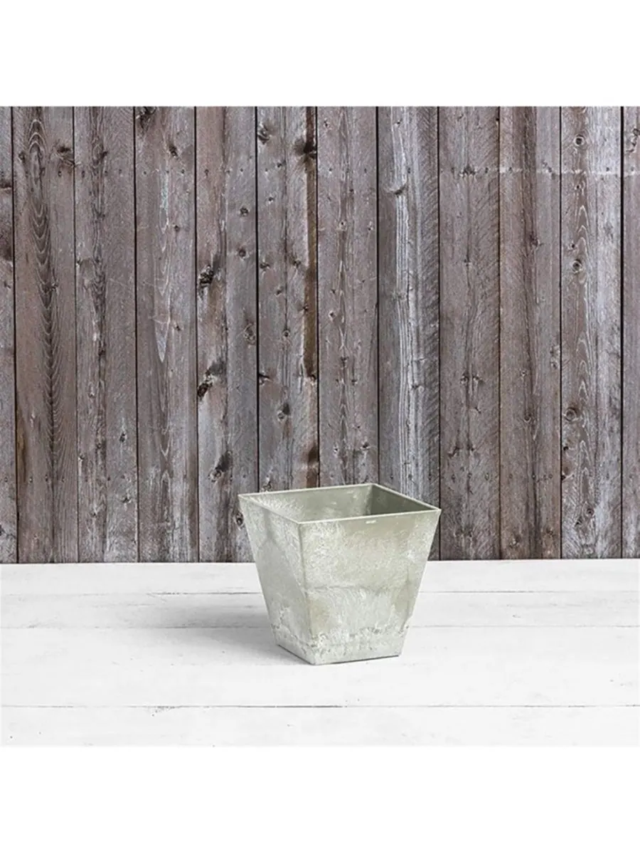 Novelty Кашпо ArtStone 35126 Ella Square Planter Art Stone Mint 12 дюймов — изображение 2 из 3, мята