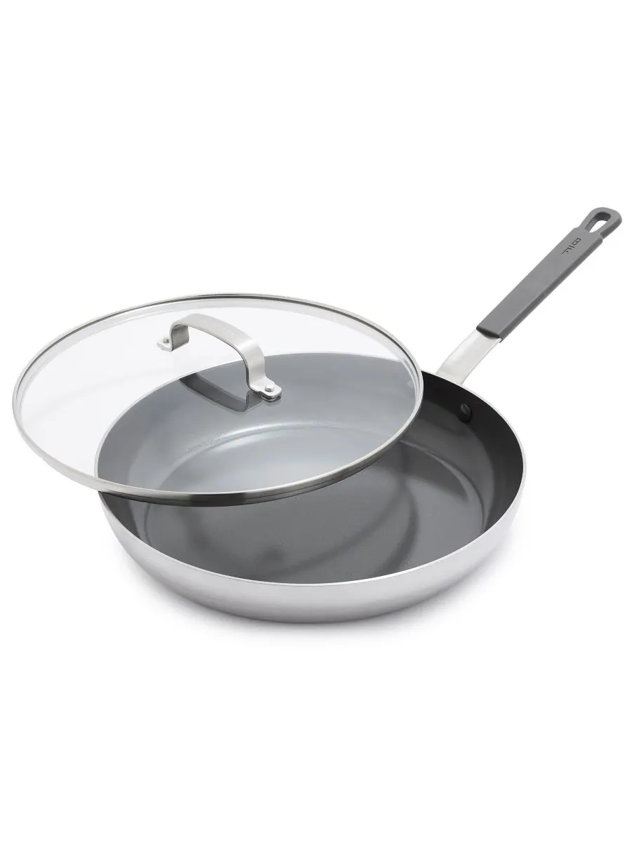 Сковорода с крышкой GreenPan X Bobby Flay Stainless Steel, 30 см